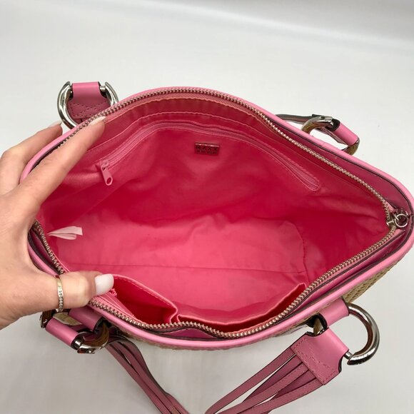 Maxx New York Pink Woven Shoulder Bag - Picture 10 of 11